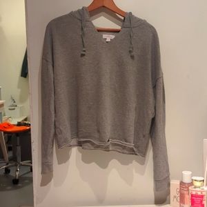 Colsie from Target cropped gray hoodie Medium